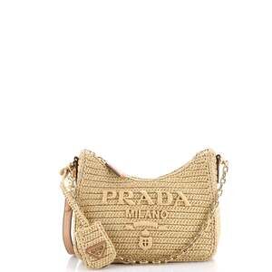 Prada Re-Edition Shoulder Bag Raffia #187170P28B